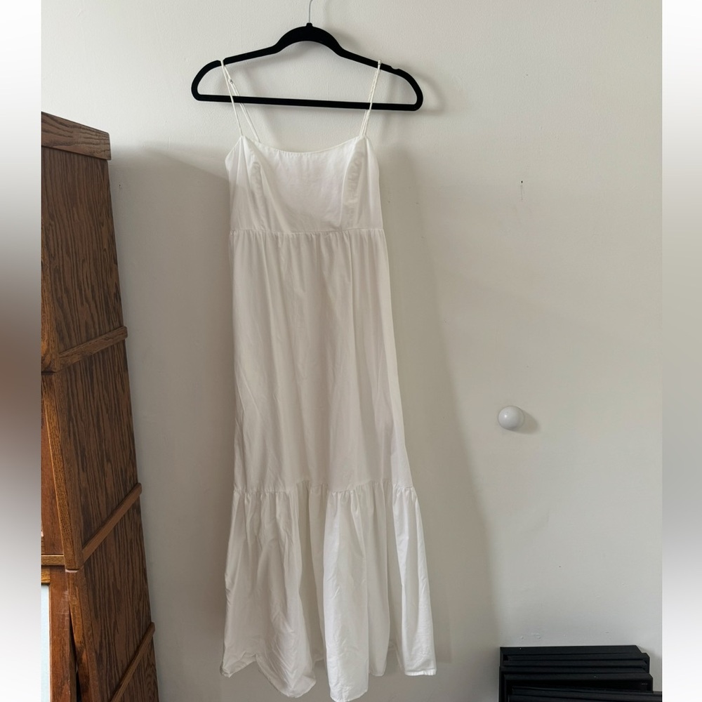 Xirena White Cotton Maxi Dress